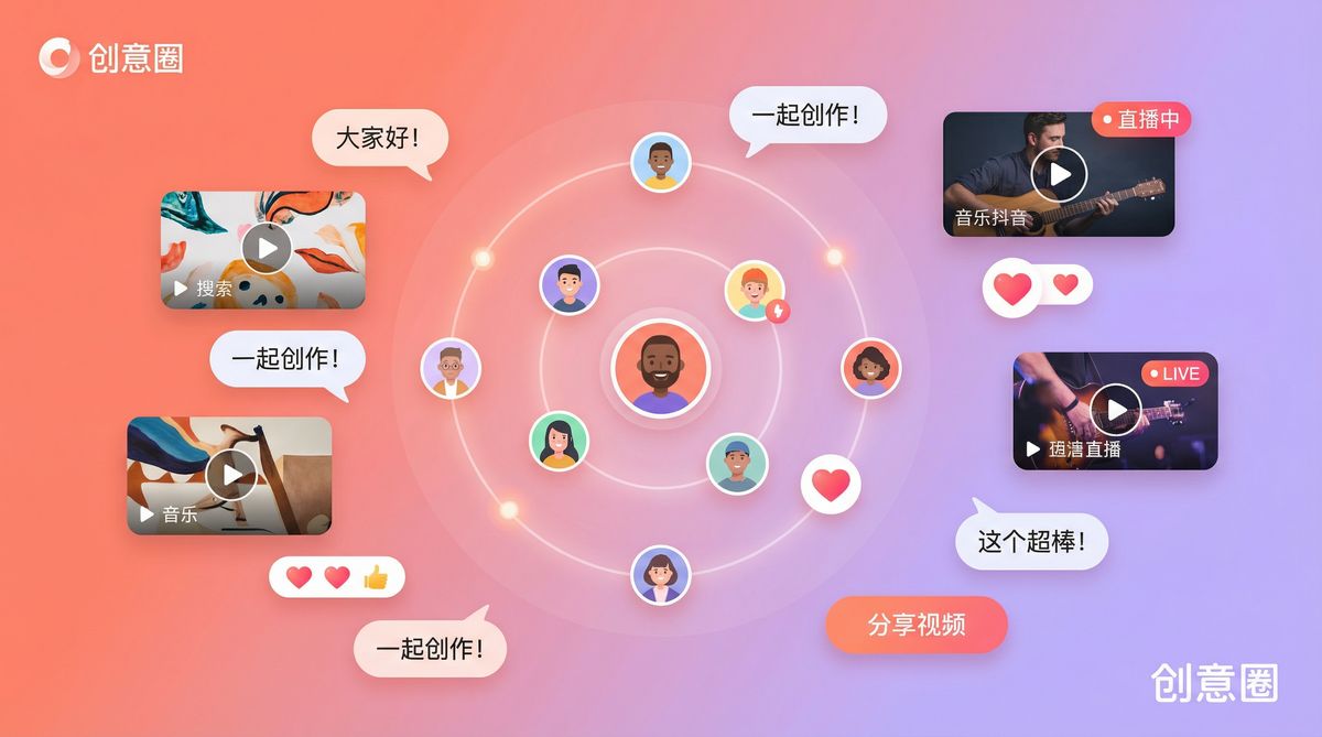 网红主播传媒社区互动