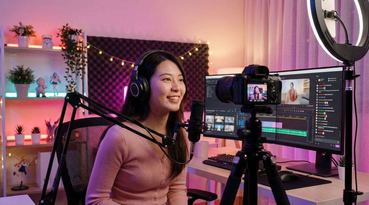 网红主播直播间